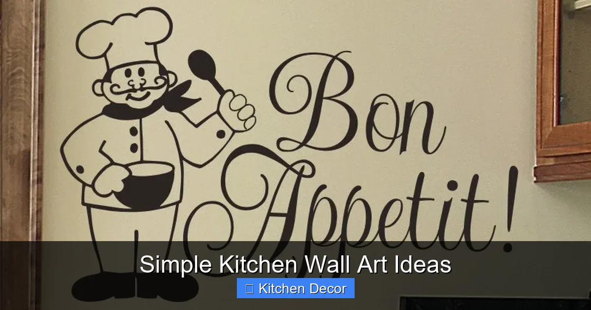 Simple Kitchen Wall Art Ideas