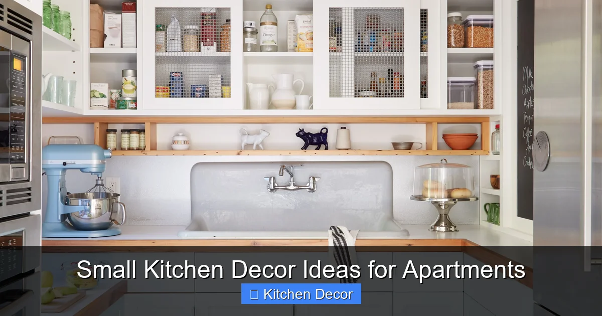 Small Kitchen Decor Ideas for Apartments