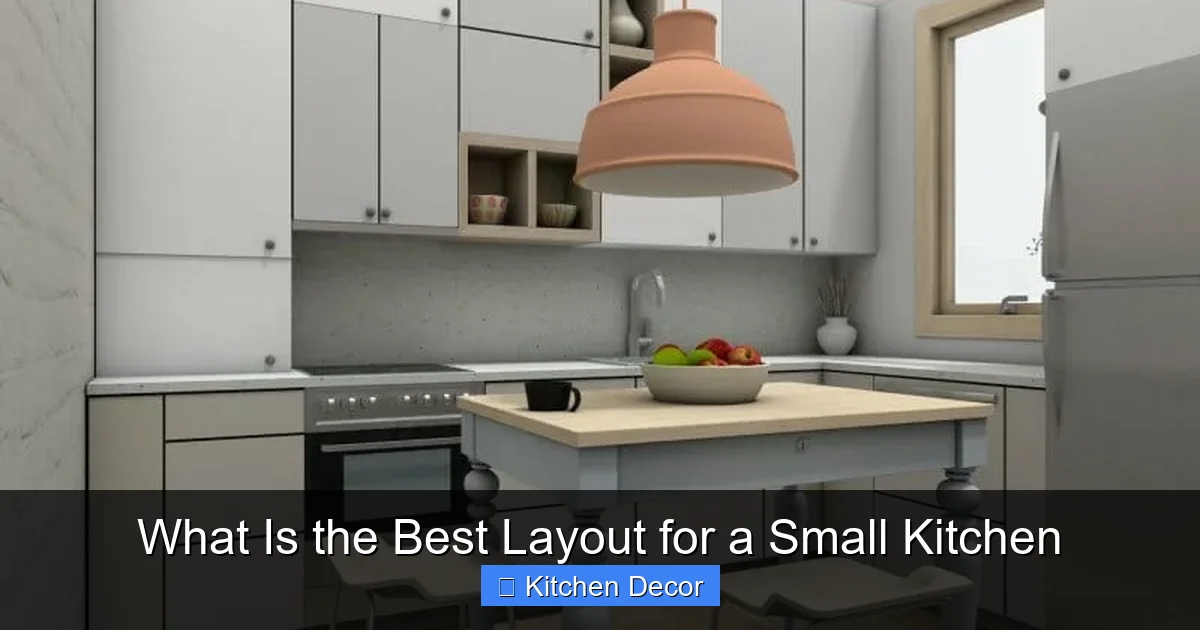 What Is the Best Layout for a Small Kitchen