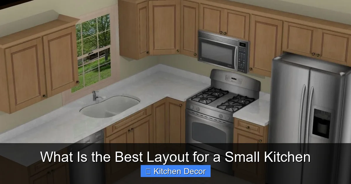 What Is the Best Layout for a Small Kitchen