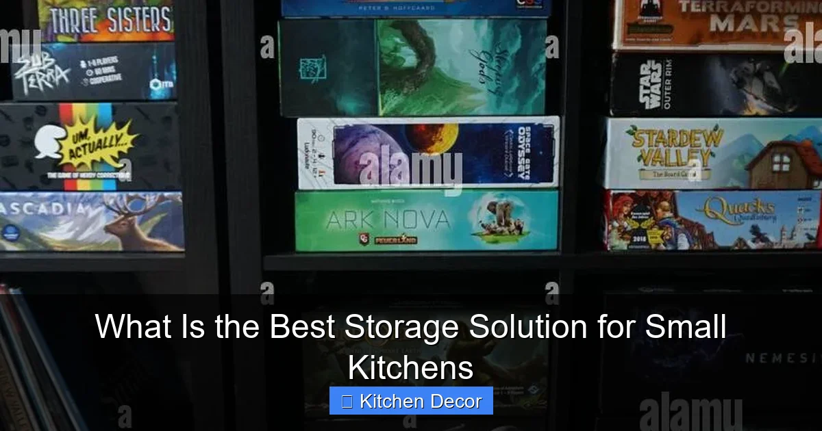 What Is the Best Storage Solution for Small Kitchens