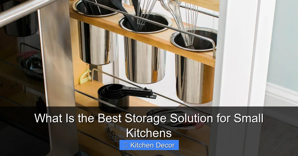 What Is the Best Storage Solution for Small Kitchens