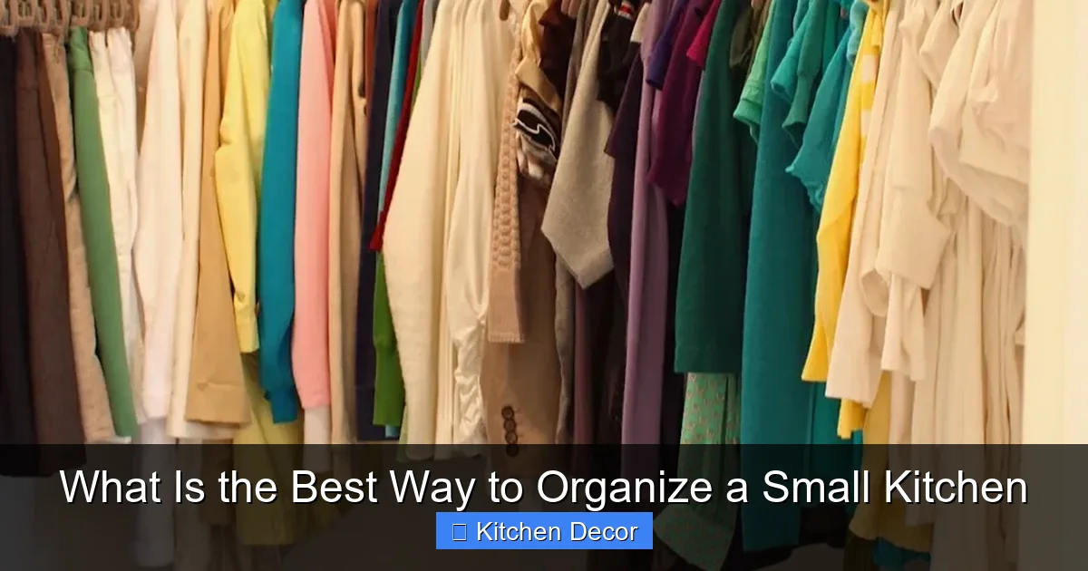 What Is the Best Way to Organize a Small Kitchen