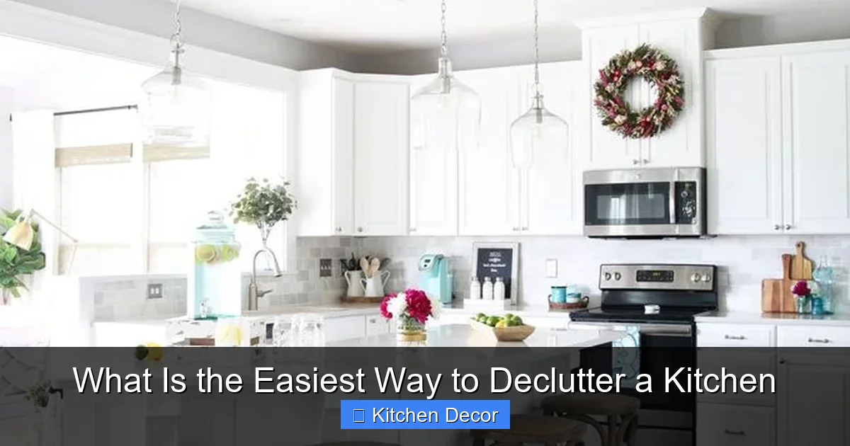 What Is the Easiest Way to Declutter a Kitchen