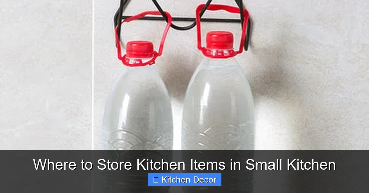 Where to Store Kitchen Items in Small Kitchen