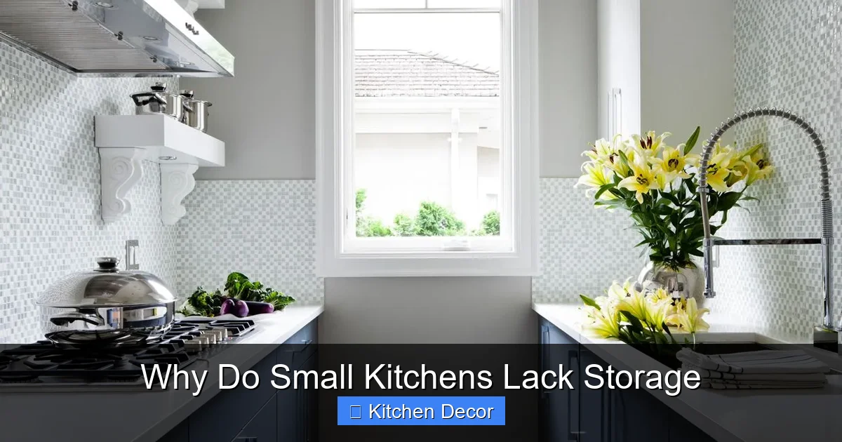 Why Do Small Kitchens Lack Storage