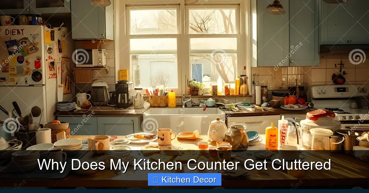Why Does My Kitchen Counter Get Cluttered