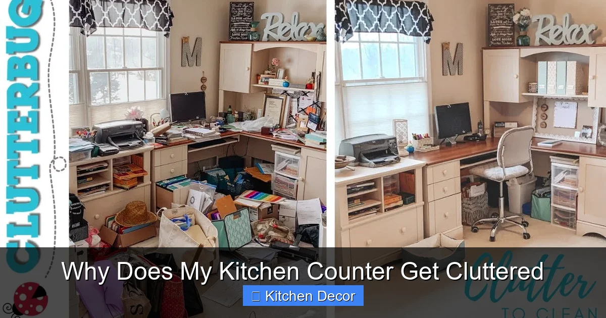 Why Does My Kitchen Counter Get Cluttered