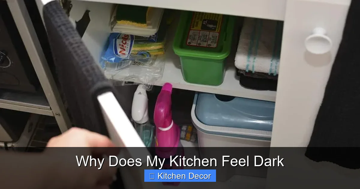 Why Does My Kitchen Feel Dark