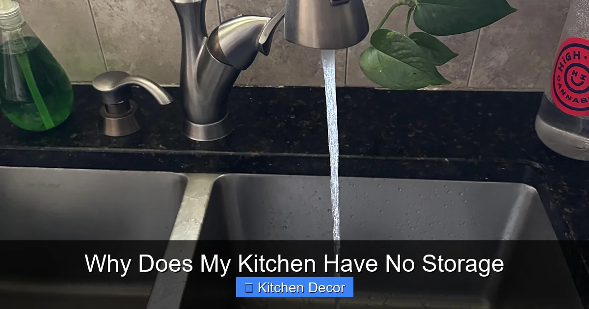 Why Does My Kitchen Have No Storage