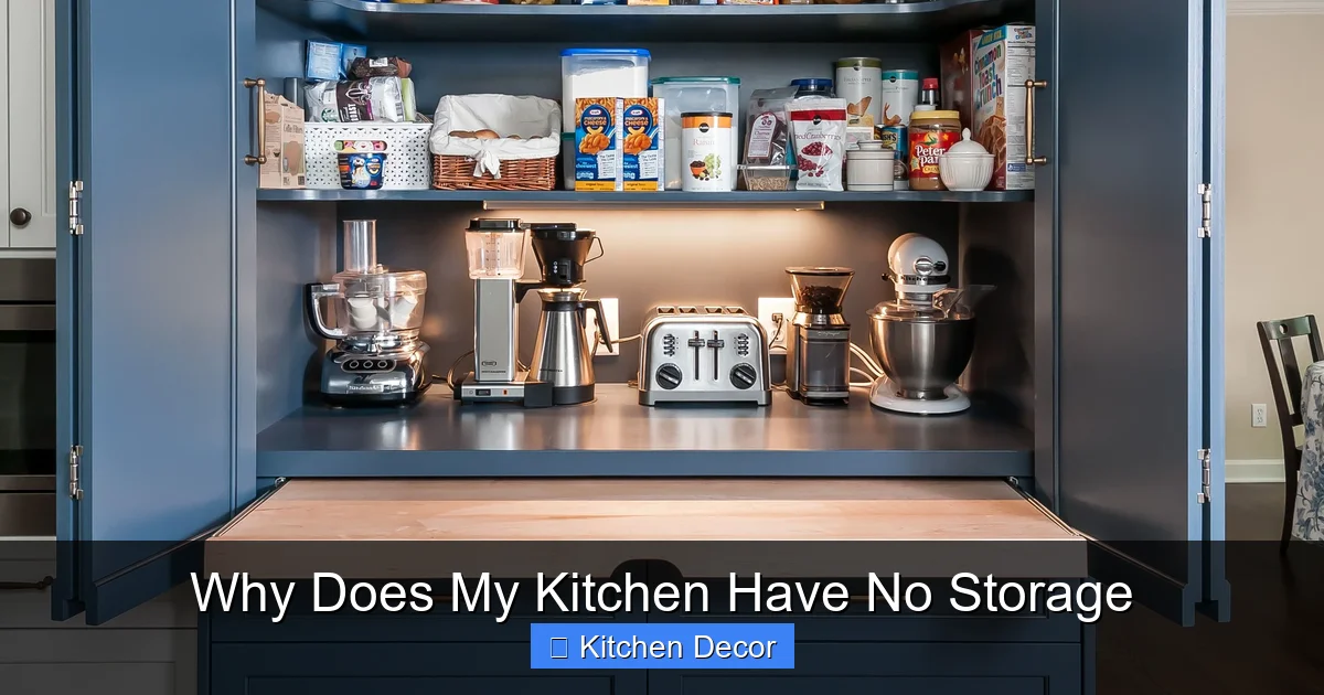 Why Does My Kitchen Have No Storage