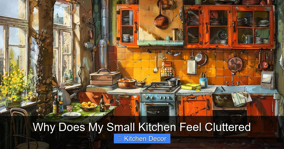 Why Does My Small Kitchen Feel Cluttered