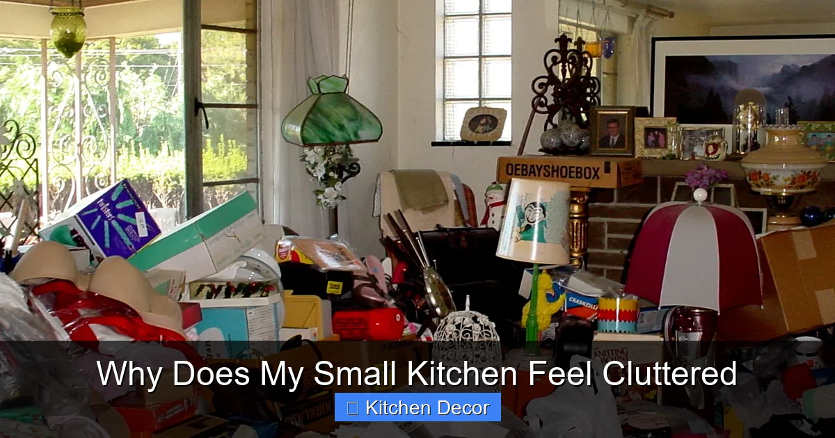 Why Does My Small Kitchen Feel Cluttered