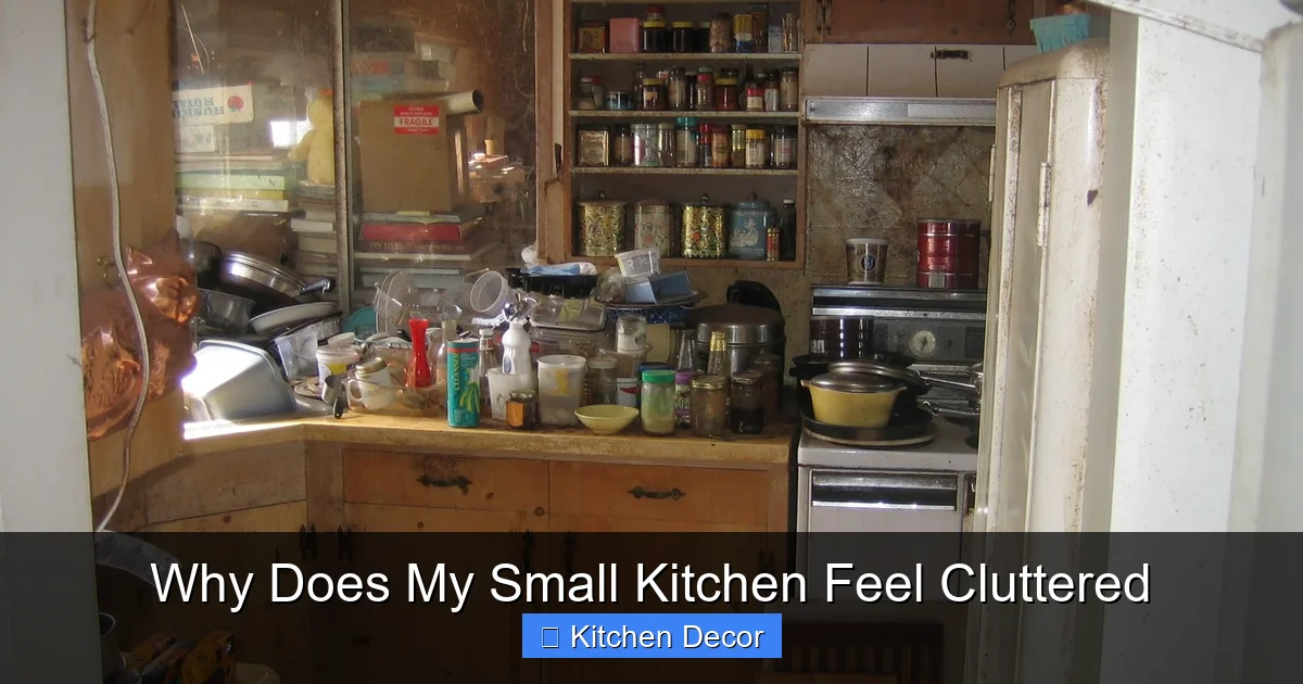 Why Does My Small Kitchen Feel Cluttered