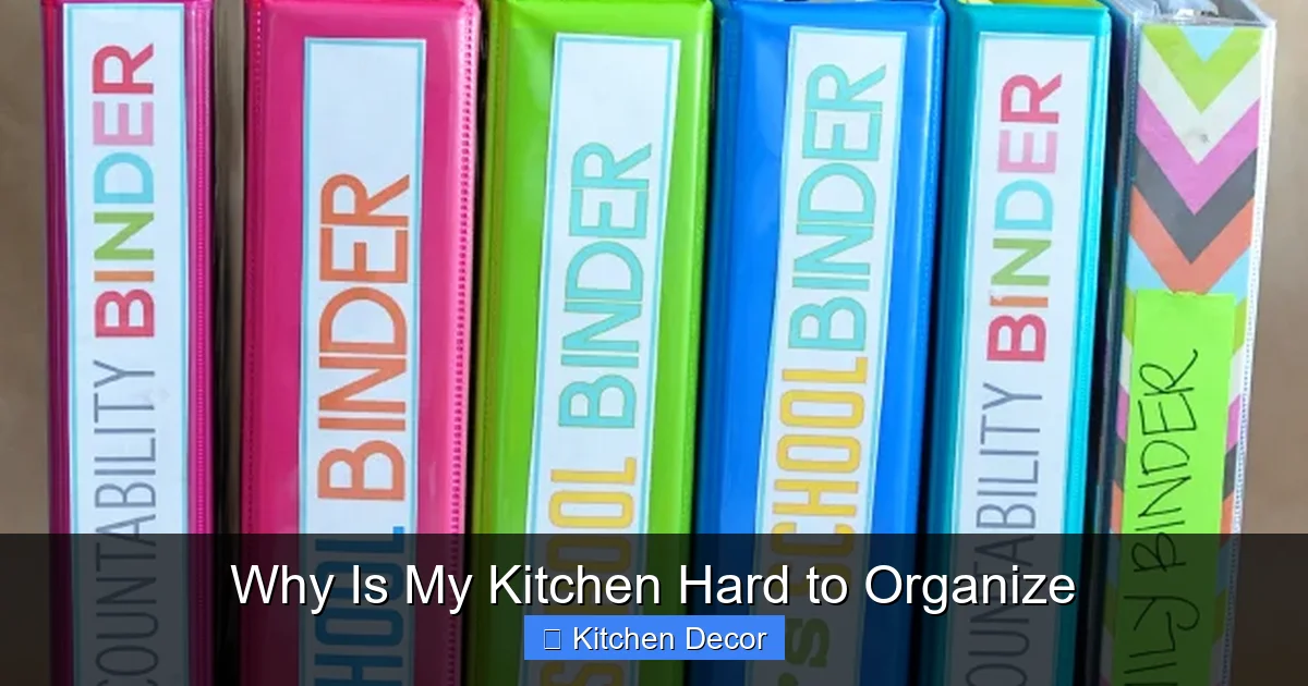 Why Is My Kitchen Hard to Organize