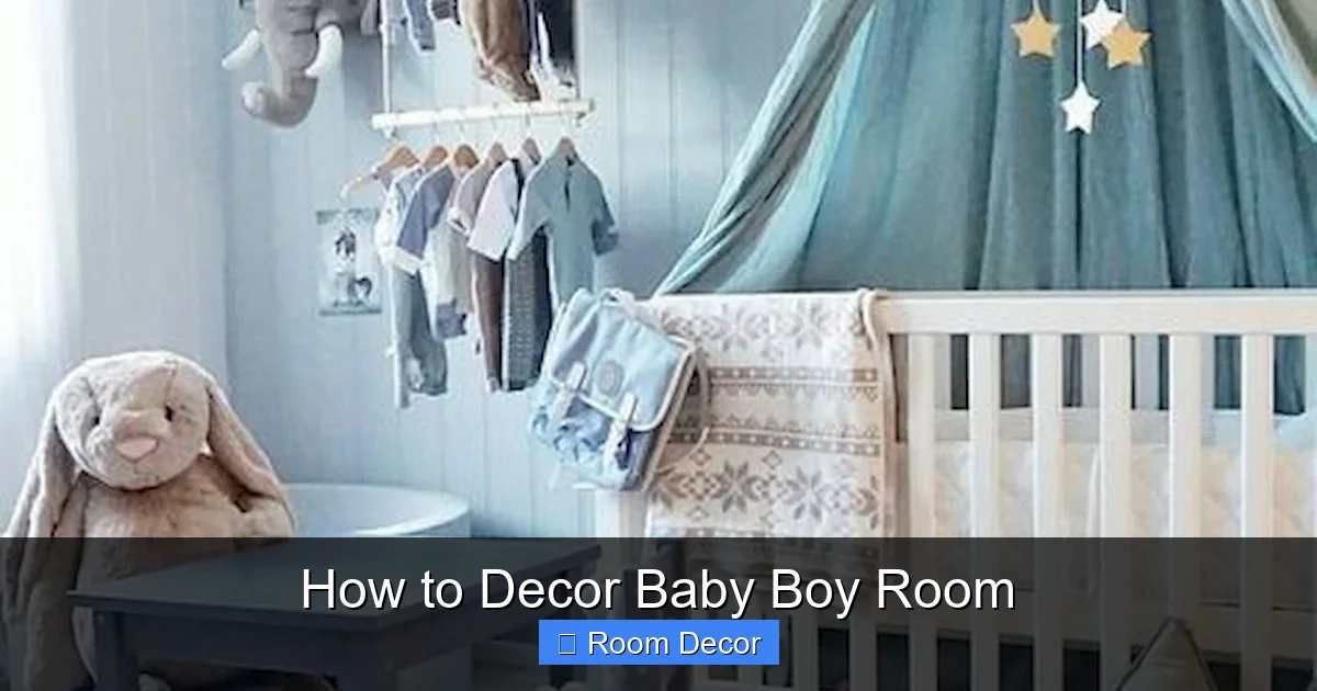 How to Decor Baby Boy Room