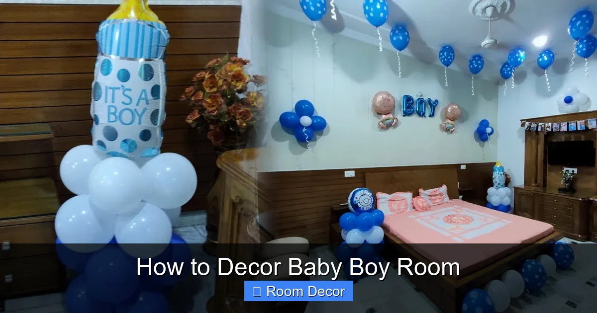 How to Decor Baby Boy Room
