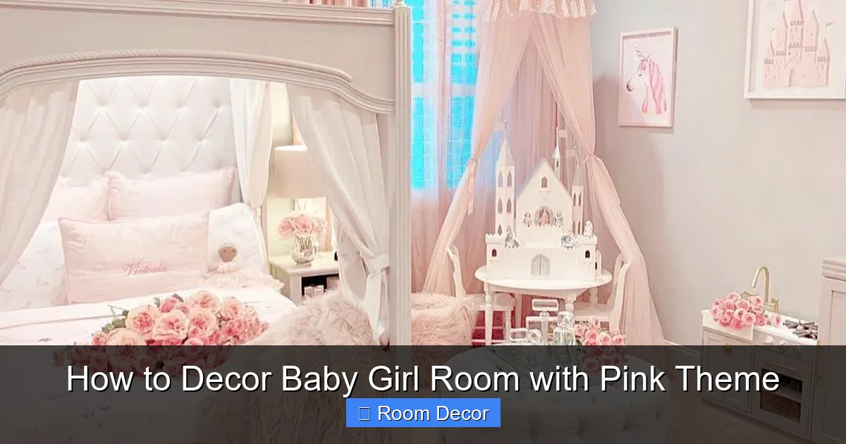 How to Decor Baby Girl Room with Pink Theme