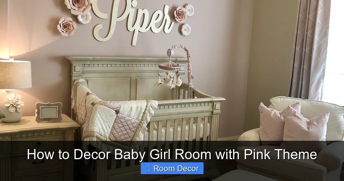 How to Decor Baby Girl Room with Pink Theme
