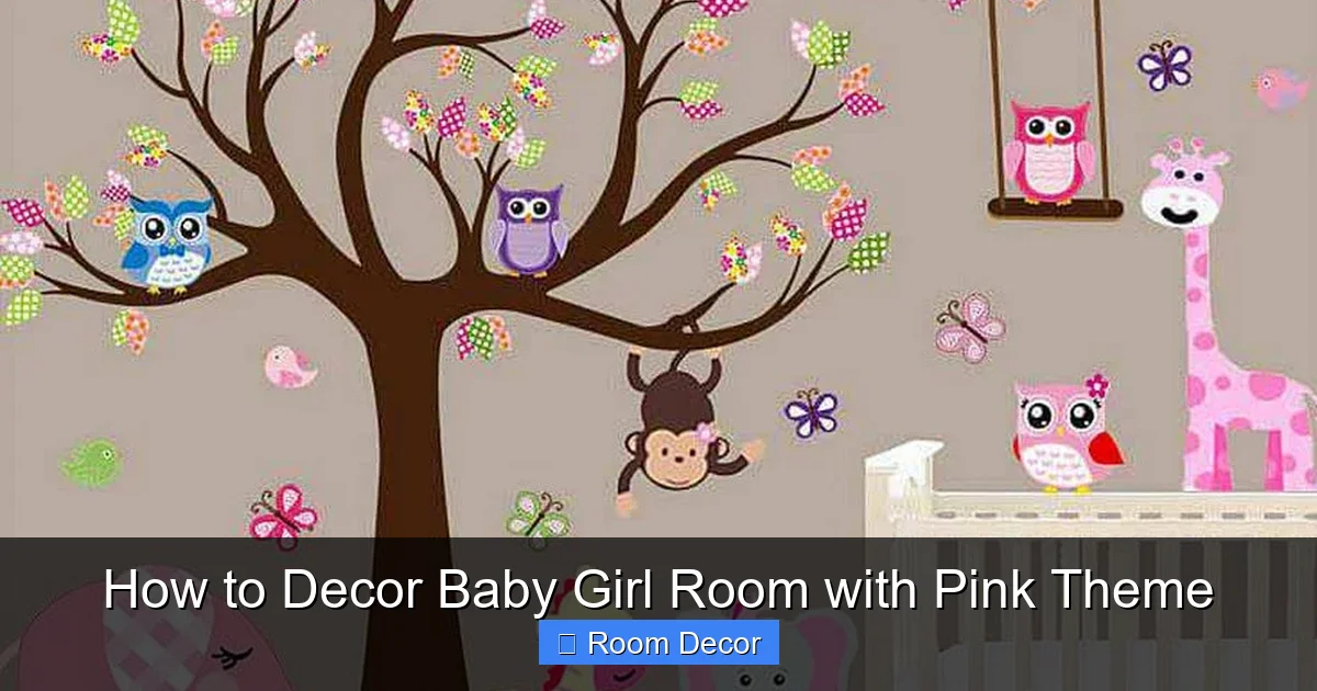 How to Decor Baby Girl Room with Pink Theme