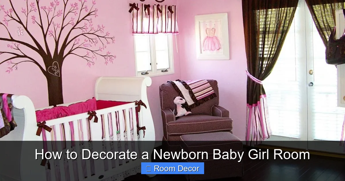 How to Decorate a Newborn Baby Girl Room