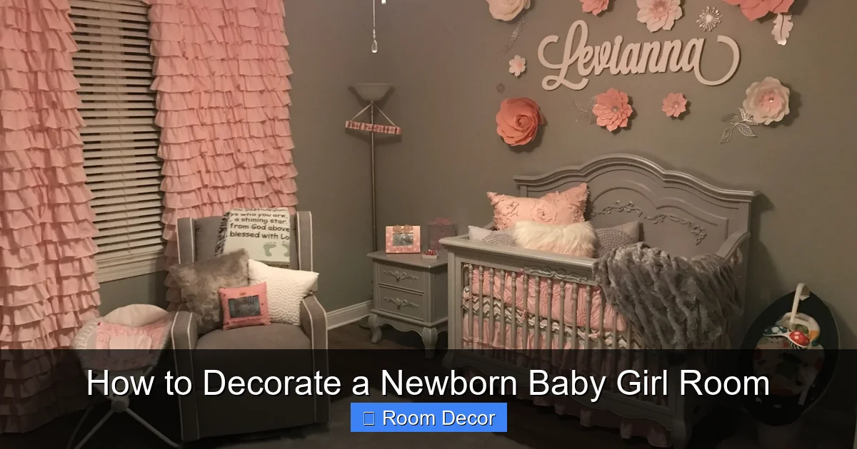 How to Decorate a Newborn Baby Girl Room