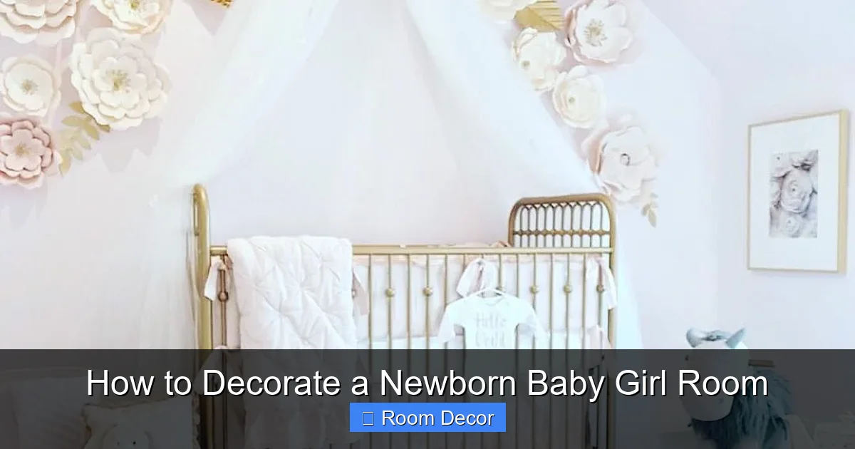 How to Decorate a Newborn Baby Girl Room