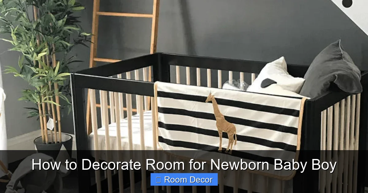 How to Decorate Room for Newborn Baby Boy