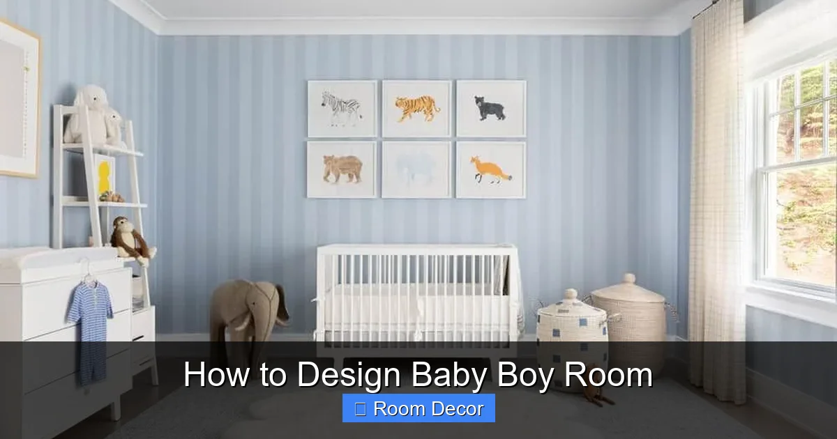 How to Design Baby Boy Room