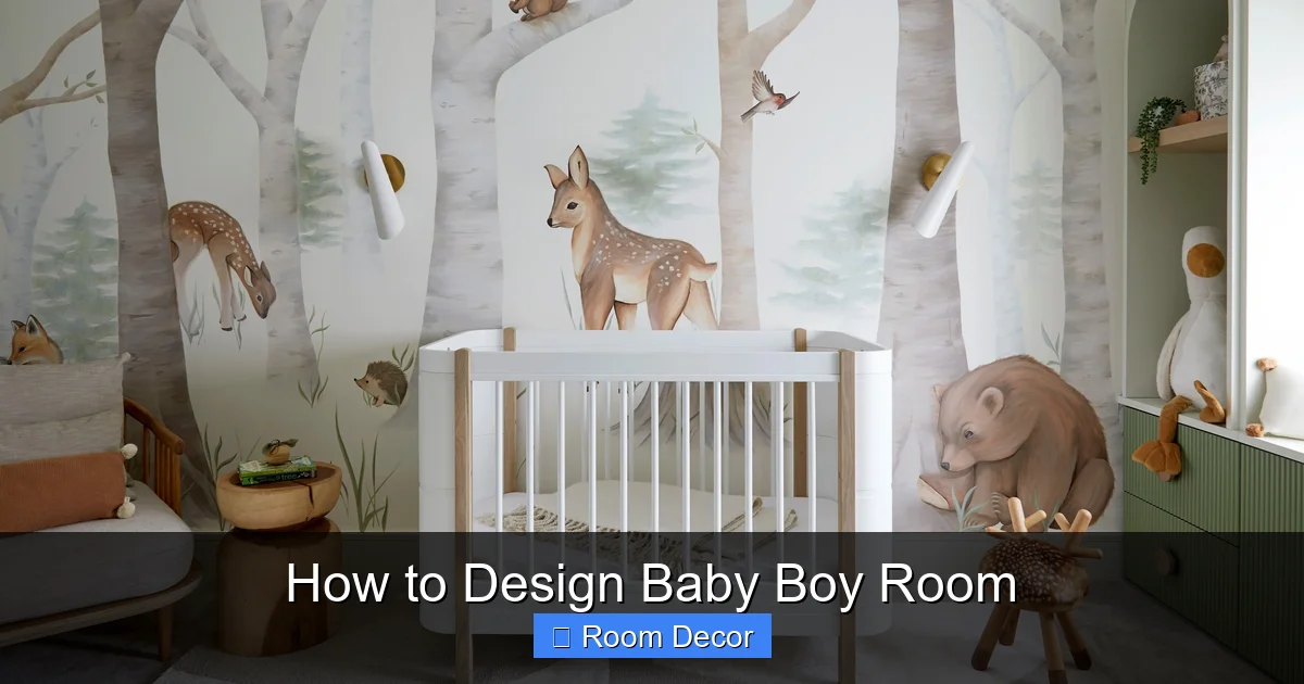 How to Design Baby Boy Room
