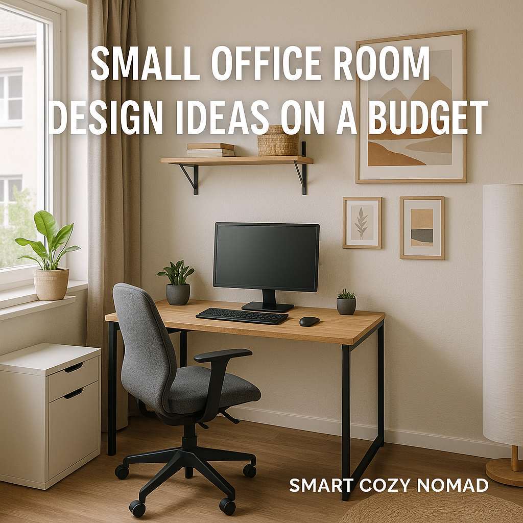 Generate a high-quality, relevant image prompt for an article about: small office room design ideas