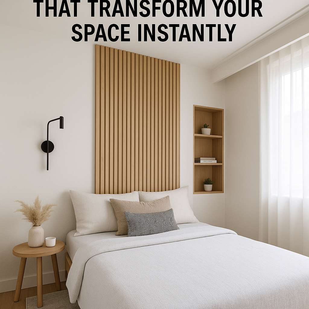 Generate a high-quality, relevant image prompt for an article about: Small Modern Bedroom Design Ide