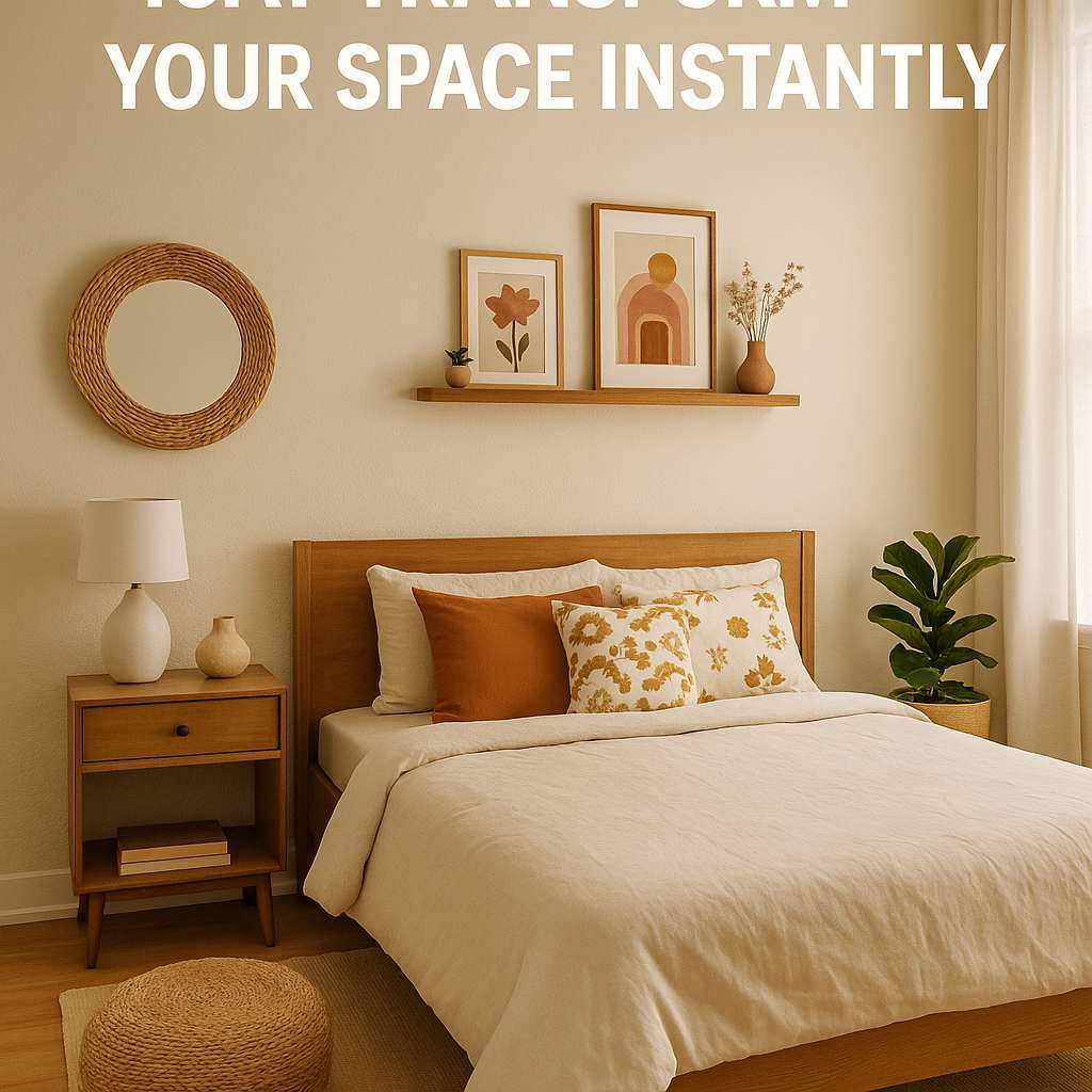 Generate a high-quality, relevant image prompt for an article about: Small Aesthetic Room Design Ide