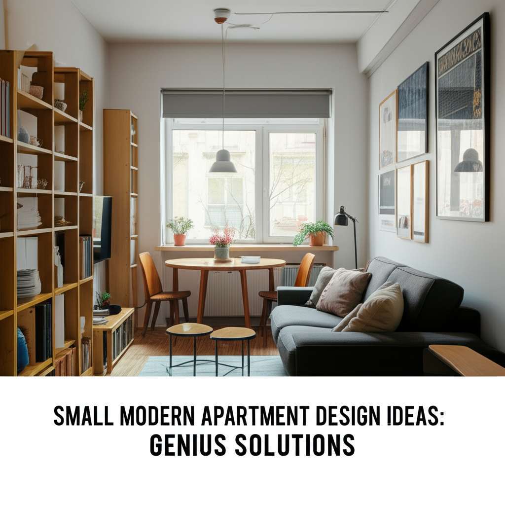 Generate a high-quality, relevant image prompt for an article about: Small Modern Apartment Design I